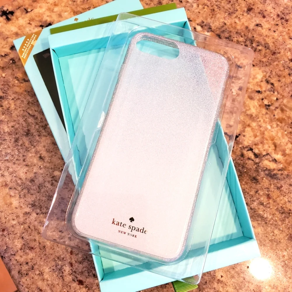 Kate Spade New York NY Comold case for phone‎ plus 7 French glitter Ombré 7